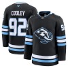 Miesten Pelipaita Utah Hockey Club 2025-26 Fanatics Premium Logan Cooley Koti Musta